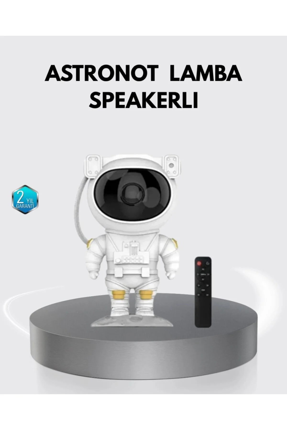 Astronot Şekilli Galaxy Projeksiyon Lambası Nebula Efektli Dekora