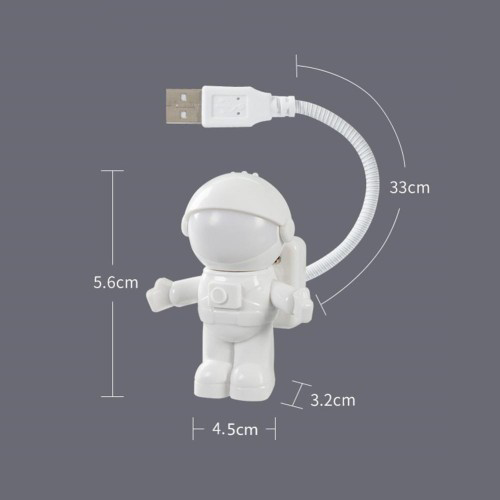 Astronot USB Gece Lambası Masaüstü Dekoratif Aydınlatma USB'den Ç