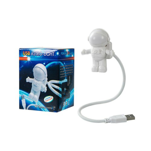 Astronot USB Gece Lambası Masaüstü Dekoratif Aydınlatma USB'den Ç