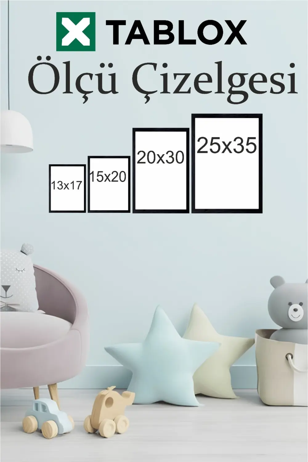 Astronot ve Uzay Temalı 3’lü Çerçeve Görünümlü Modern MDF Tablo S