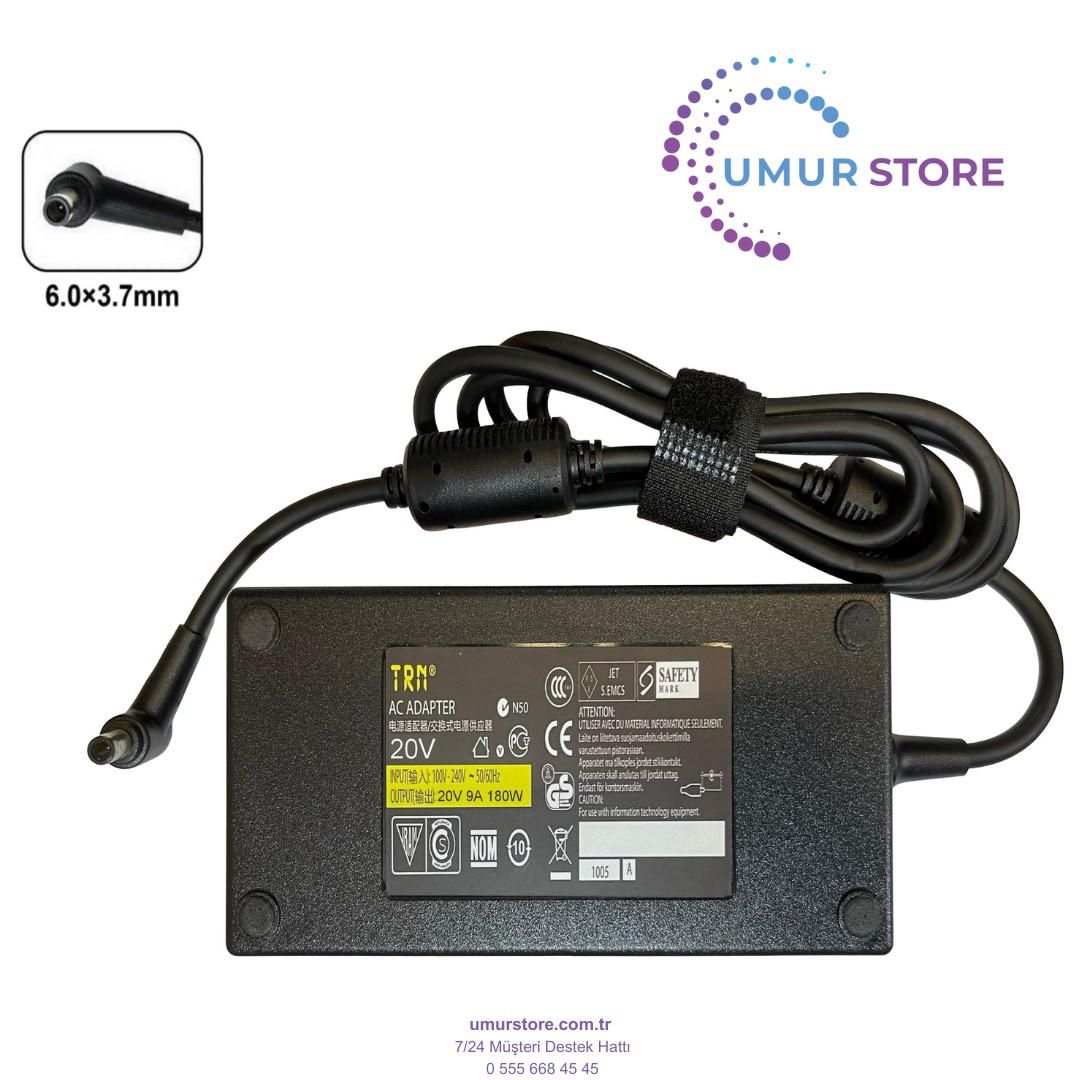 Asus A20-180P1A 6.0x3.7mm Notebook Adaptörü