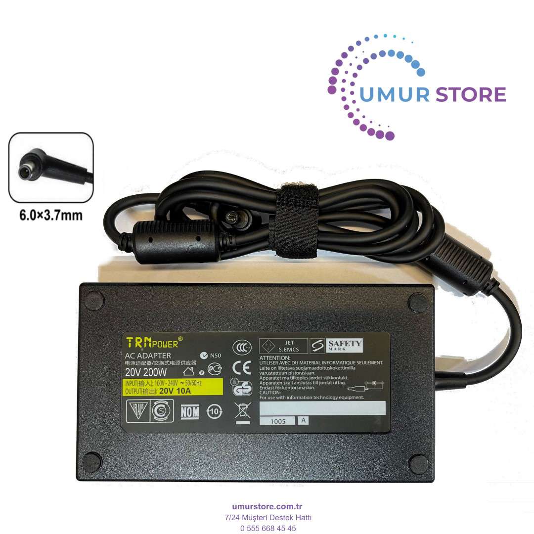 Asus ADP-200JB D 6.0x3.7mm Notebook Adaptörü Asus ADP-200JB D 6.0x3.7mm Notebook Adaptörü