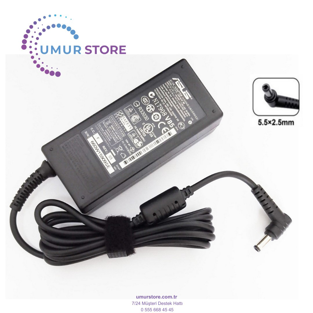 Asus ADP-65AW 5.5x2.5mm Notebook Adaptörü