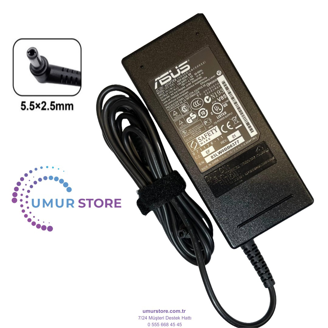 Asus ADP-90CD DB 5.5x2.5mm Notebook Adaptörü