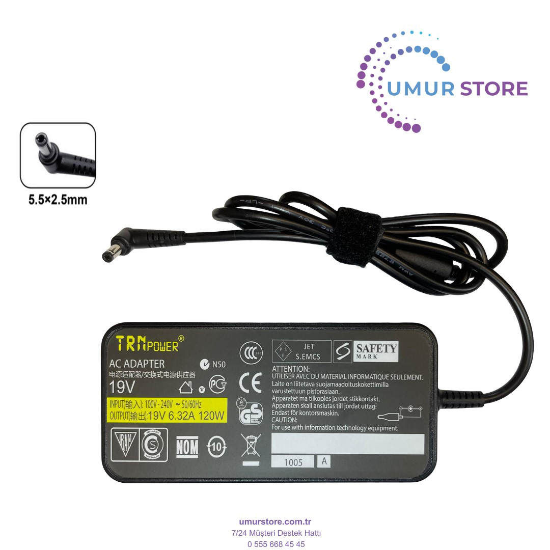 Asus GL753VD Notebook Adaptörü Asus GL753VD Notebook Adaptörü