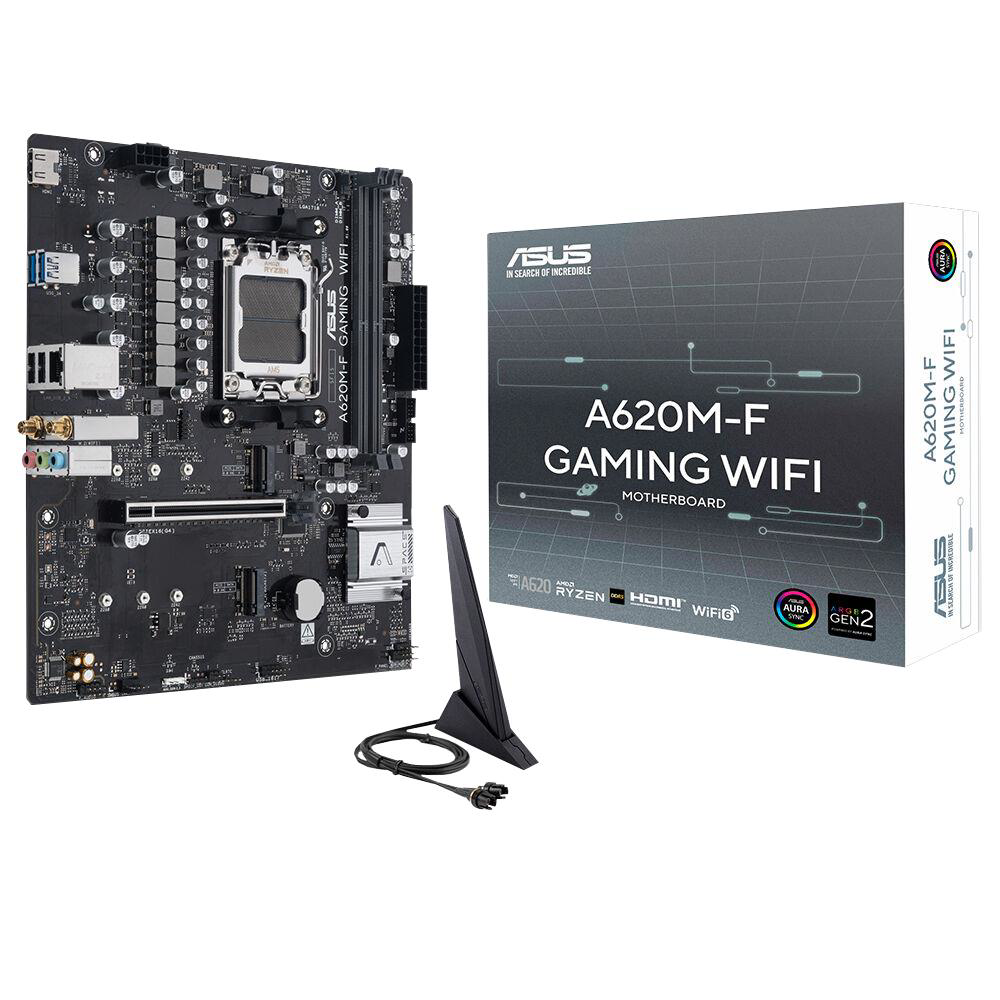 Asus Prime A620M-F GAMING WIFI 8000MHz DDR5 Soket AM5 M.2 HDMI mA