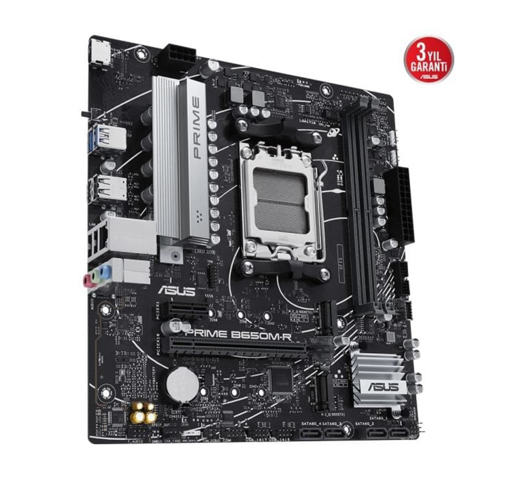 Asus Prime B650M-R 7200MHz (OC) DDR5 Soket AM5 M.2 HDMI mATX Anak