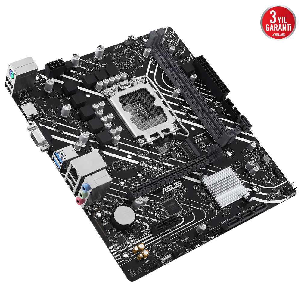 Asus Prime H610M-K Intel Soket LGA1700 DDR5 5600MHz mATX Gaming (