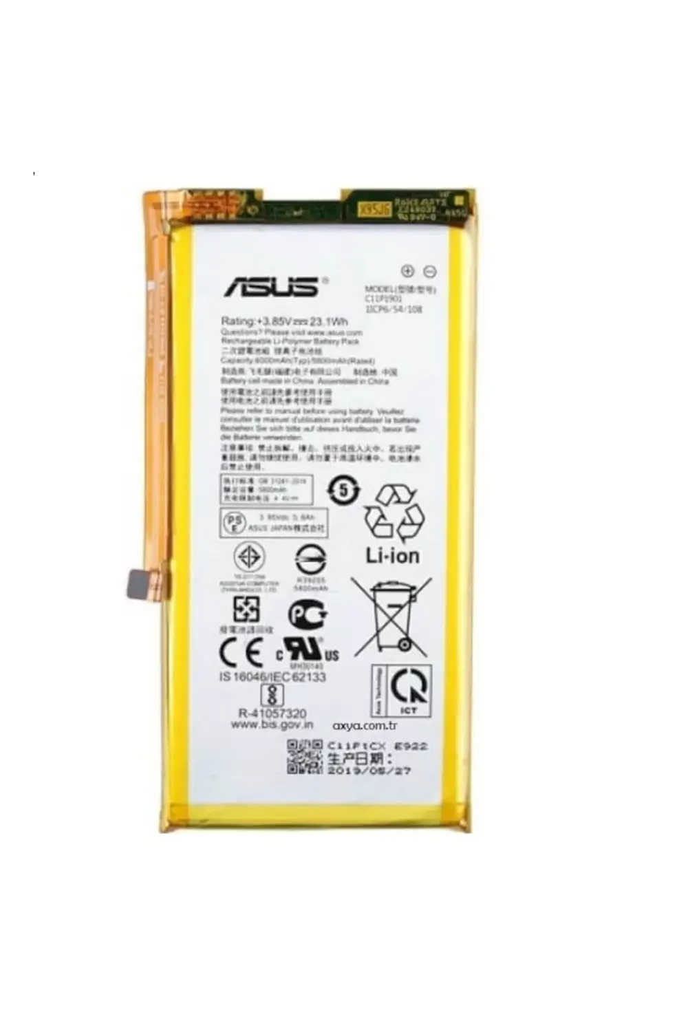 Asus Rog Phone 2 Pil Bataraya Zs660kl C11p1901 5800 Mah