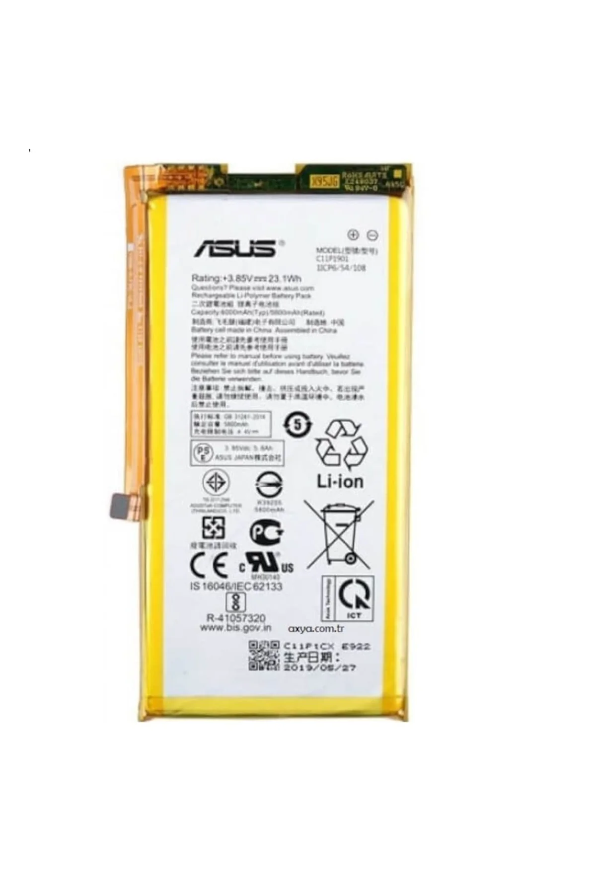 Asus Rog Phone 2 Pil Bataraya Zs660kl C11p1901 5800 Mah