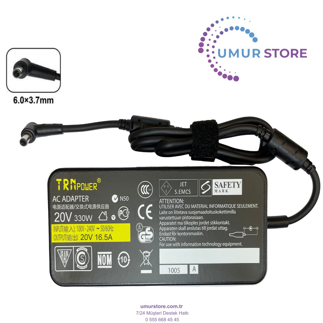 Asus ROG Strix G18 G814JZR-N60 Adaptörü Asus ROG Strix G18 G814JZR-N60 Adaptörü