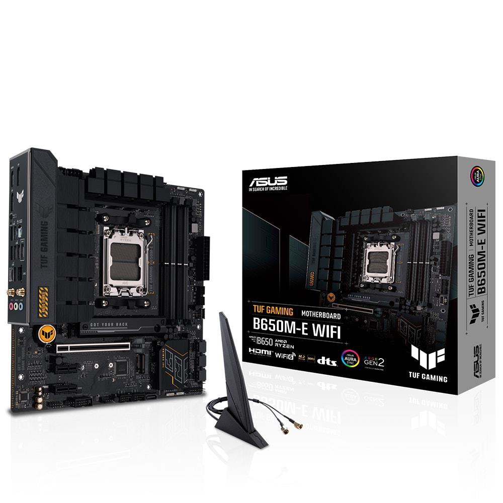 ASUS Tuf Gaming B650M-E WiFi 6400MHz (OC) DDR5 Soket AM5 M.2 HDMI
