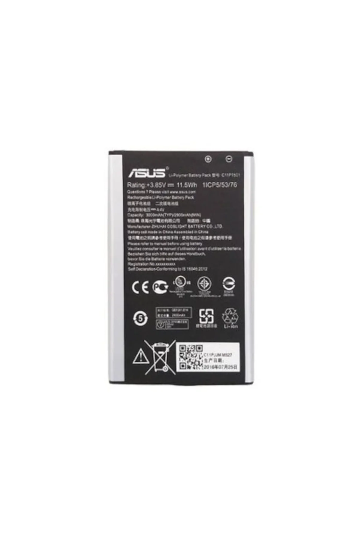 Asus Zenfone 2 Laser 5.5 Pil Batarya Ze550kl