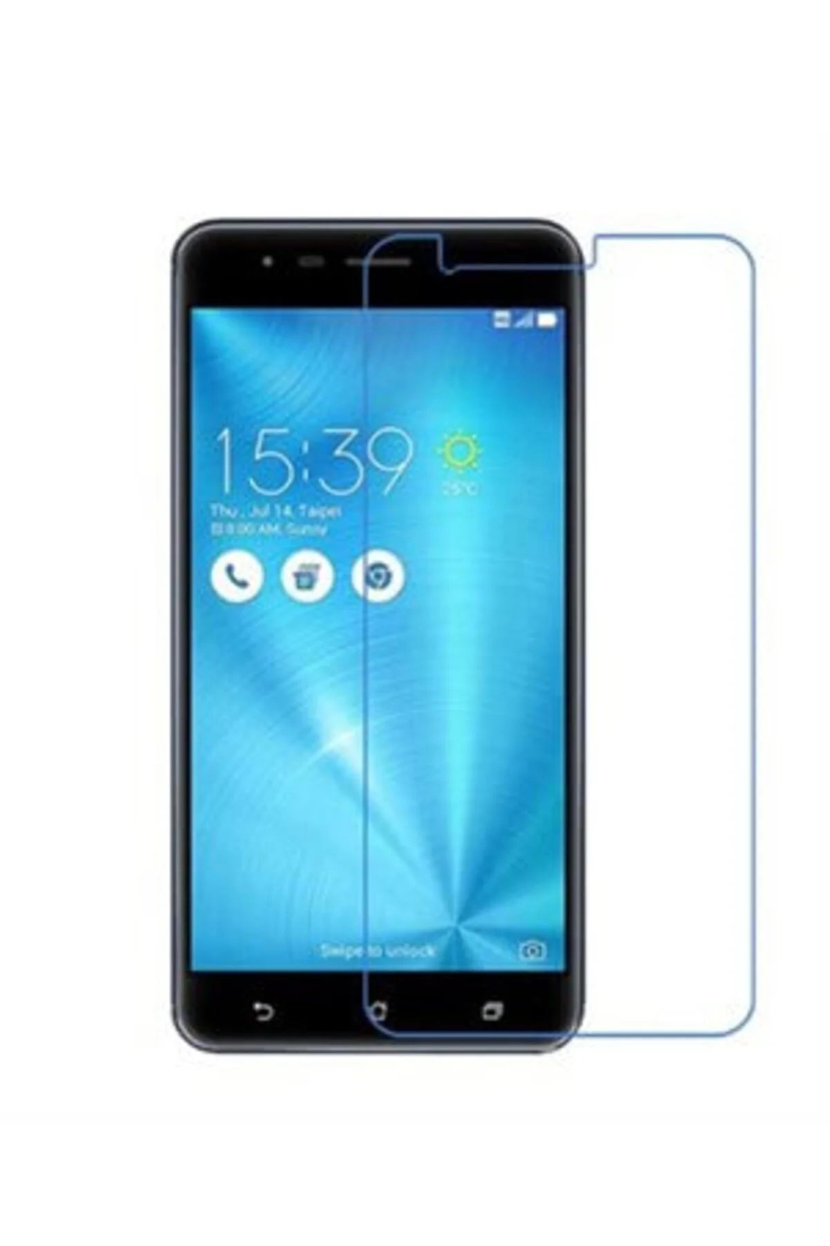 ASUS Zenfone 3 Zoom Uyumlu Ekran Koruyucu Nano Esnek Micro Kırılmaz Cam Ekran Koruyucu