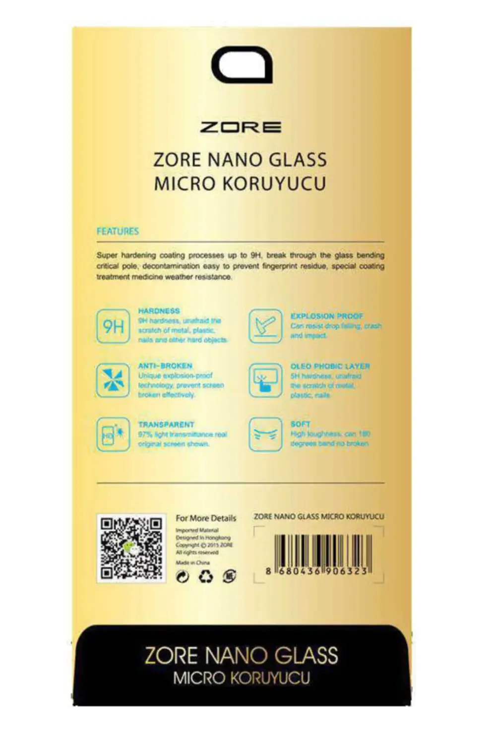 Asus Zenfone 5 Ze620kl Nano Micro Temperli Ekran Koruyucu