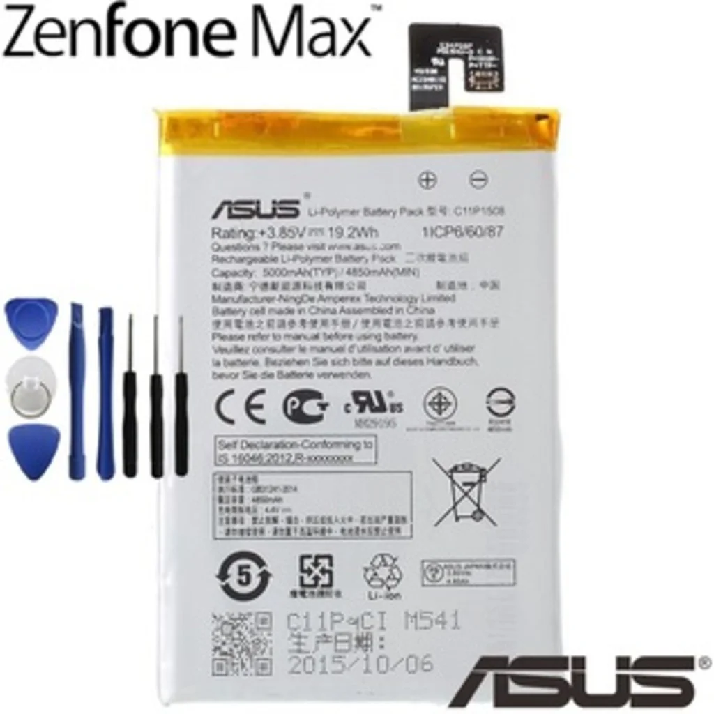 Asus Zenfone Max Pil Batarya Zc550Kl C11P1508 ve Tamir Seti
