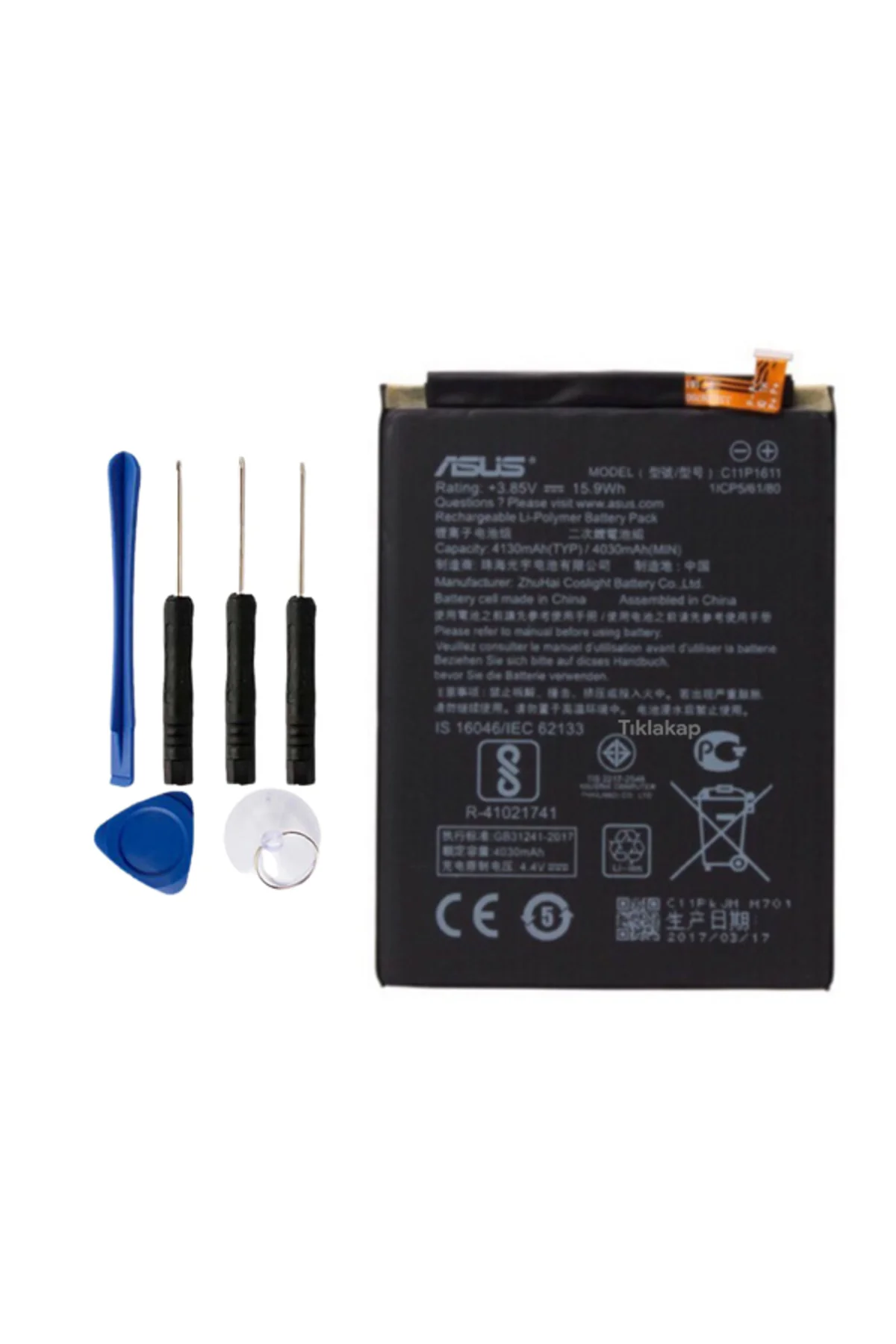 Asus Zenfone Max Plus M1 C11p1611 Zb570tl Batarya Pil