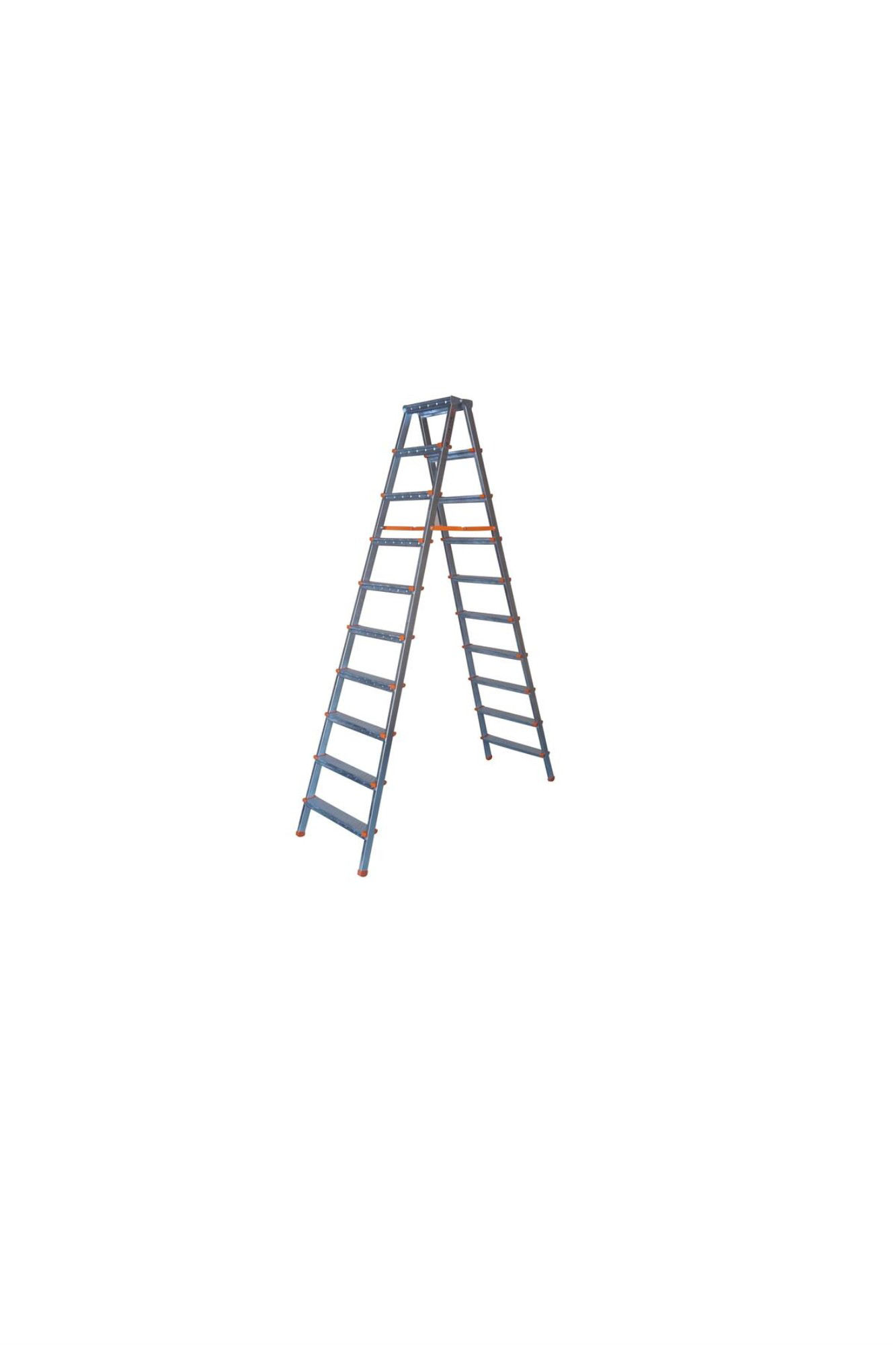 Asvera  10+10 Çift Çıkışlı Profil Merdiven – Güvenli, Dayanıklı, E