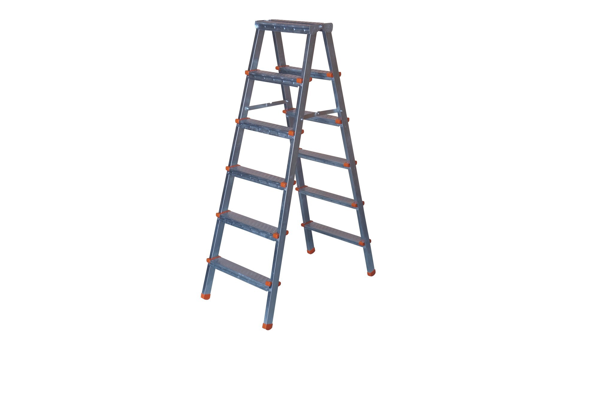 Asvera  6+6 Çift Çıkışlı Profil Merdiven – Hafif, Dayanıklı, Ev & 