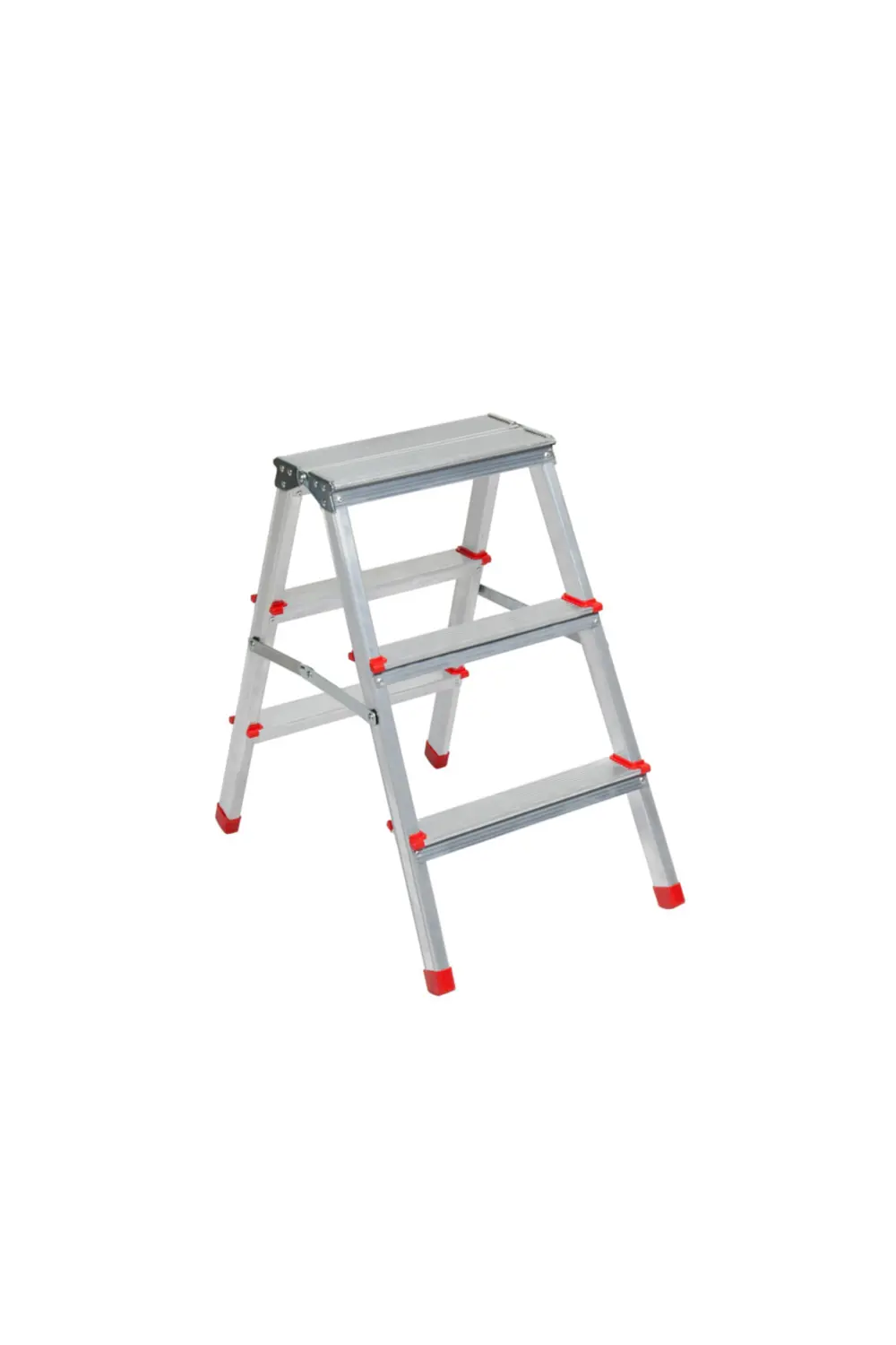 ASVERA ALÜMİNYUM 2+2 ÇİFT ÇIKIŞLI MERDİVEN