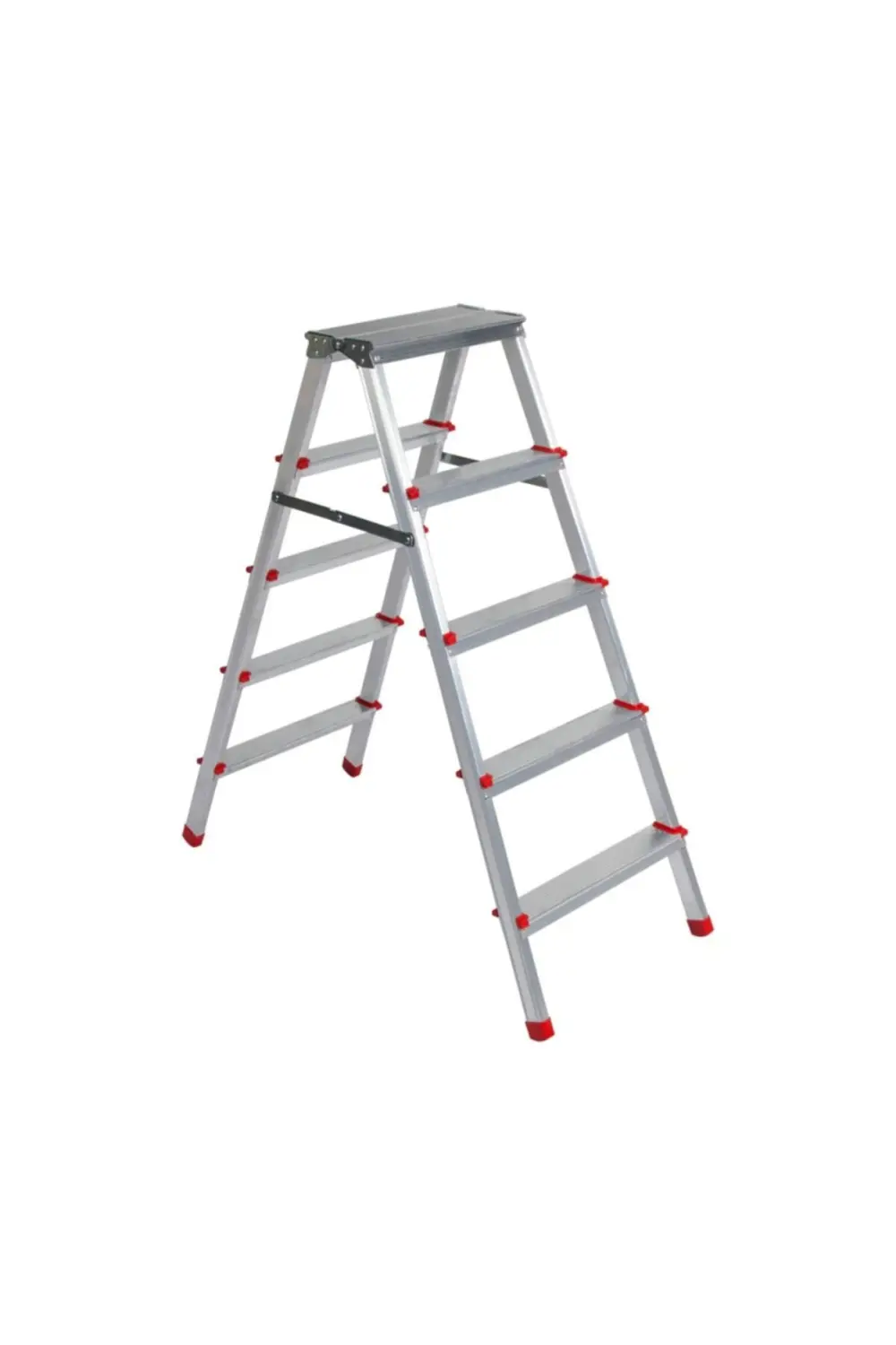 ASVERA ALÜMİNYUM 5+5 ÇİFT ÇIKIŞLI MERDİVEN