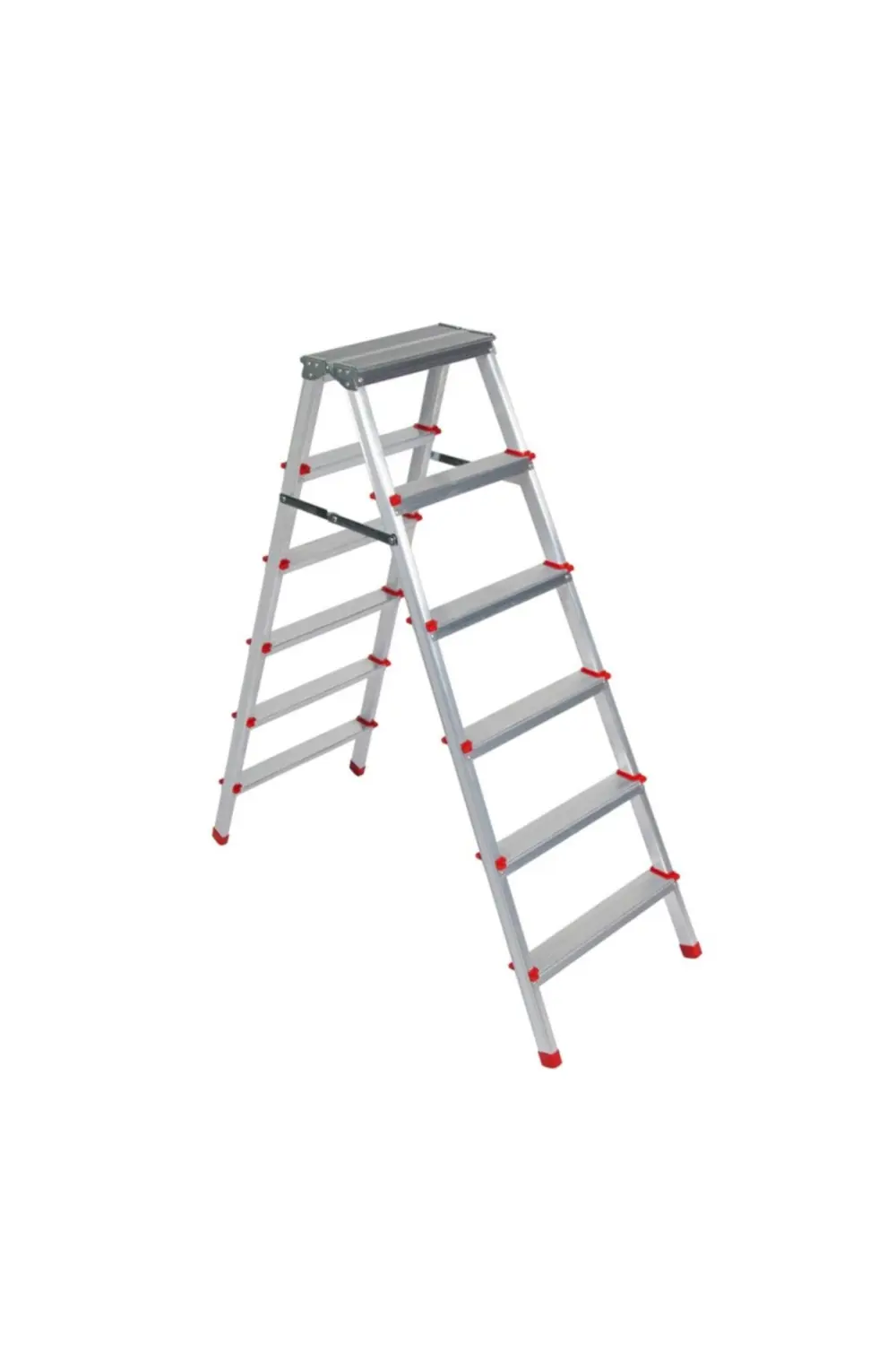 ASVERA ALÜMİNYUM 6+6 ÇİFT ÇIKIŞLI MERDİVEN