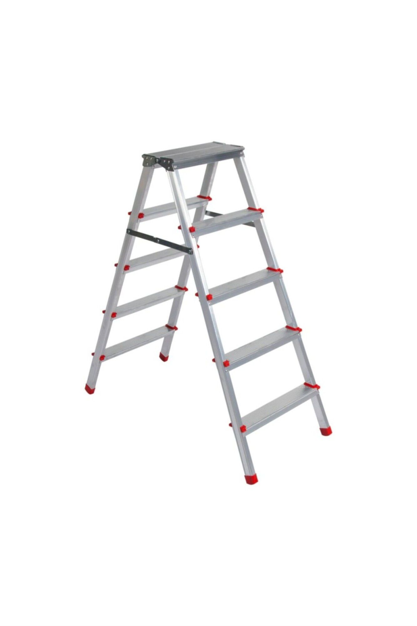 Asvera  Alüminyum 5+5 Çift Çıkışlı Merdiven – Profesyonel, Güvenli