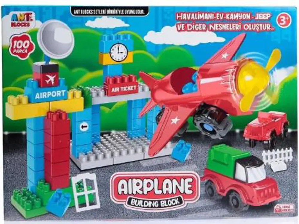 ASYA ANT BLOCKS 100 PRÇ. HAVALIMANI ANT007-24