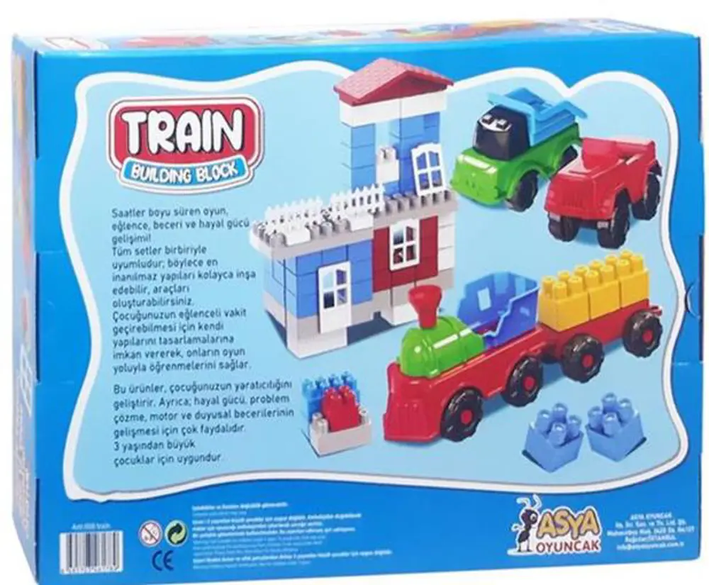 ASYA ANT BLOCKS 100 PRÇ. TREN GARI ANT008-24