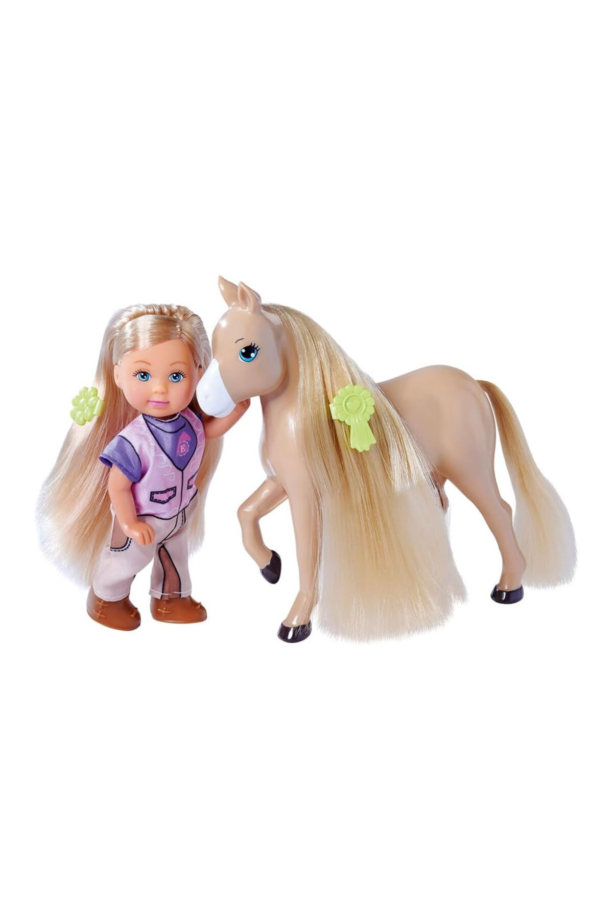 Birlik At Figürlü At Arabalı Bebek Ve Aksesuarlı Set