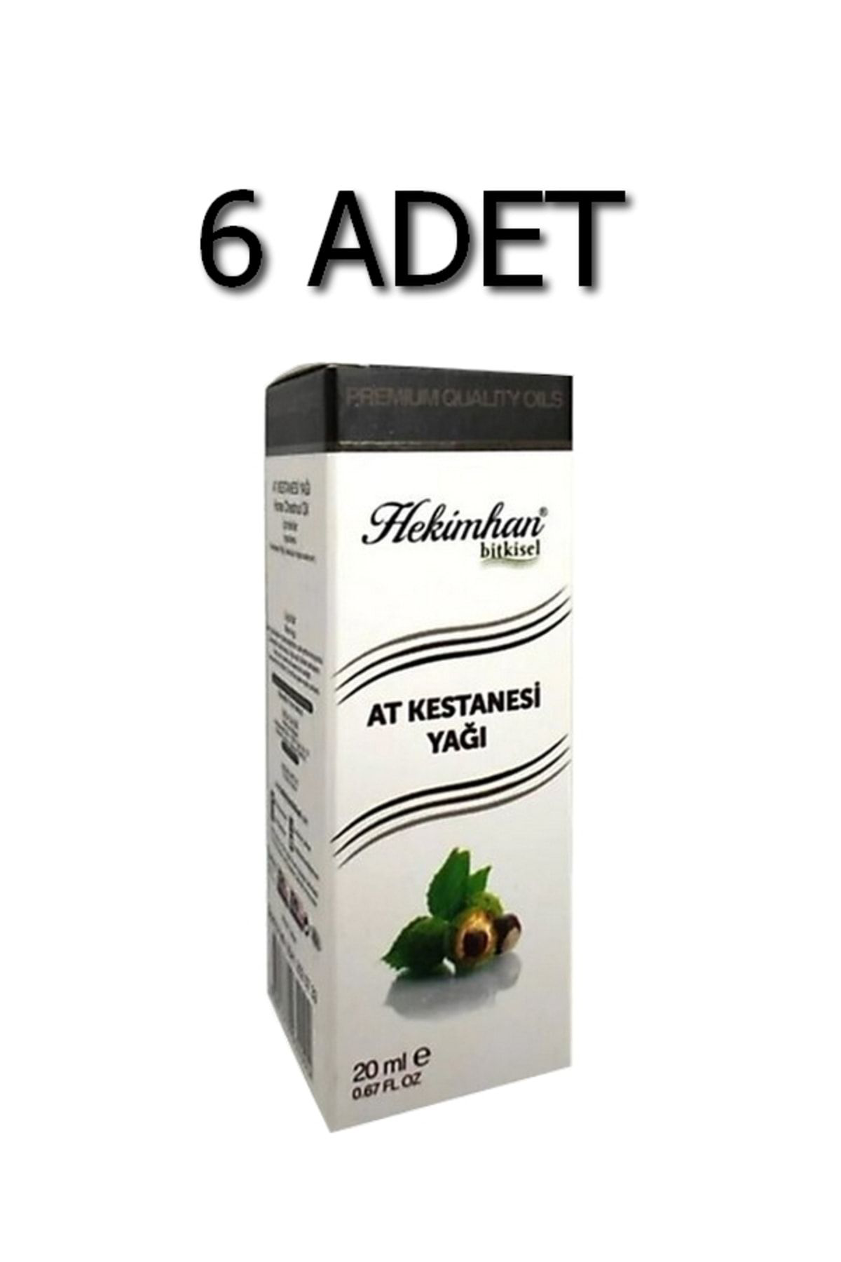Hekimhan At Kestanesi Yaği 20 Ml 6 Adet