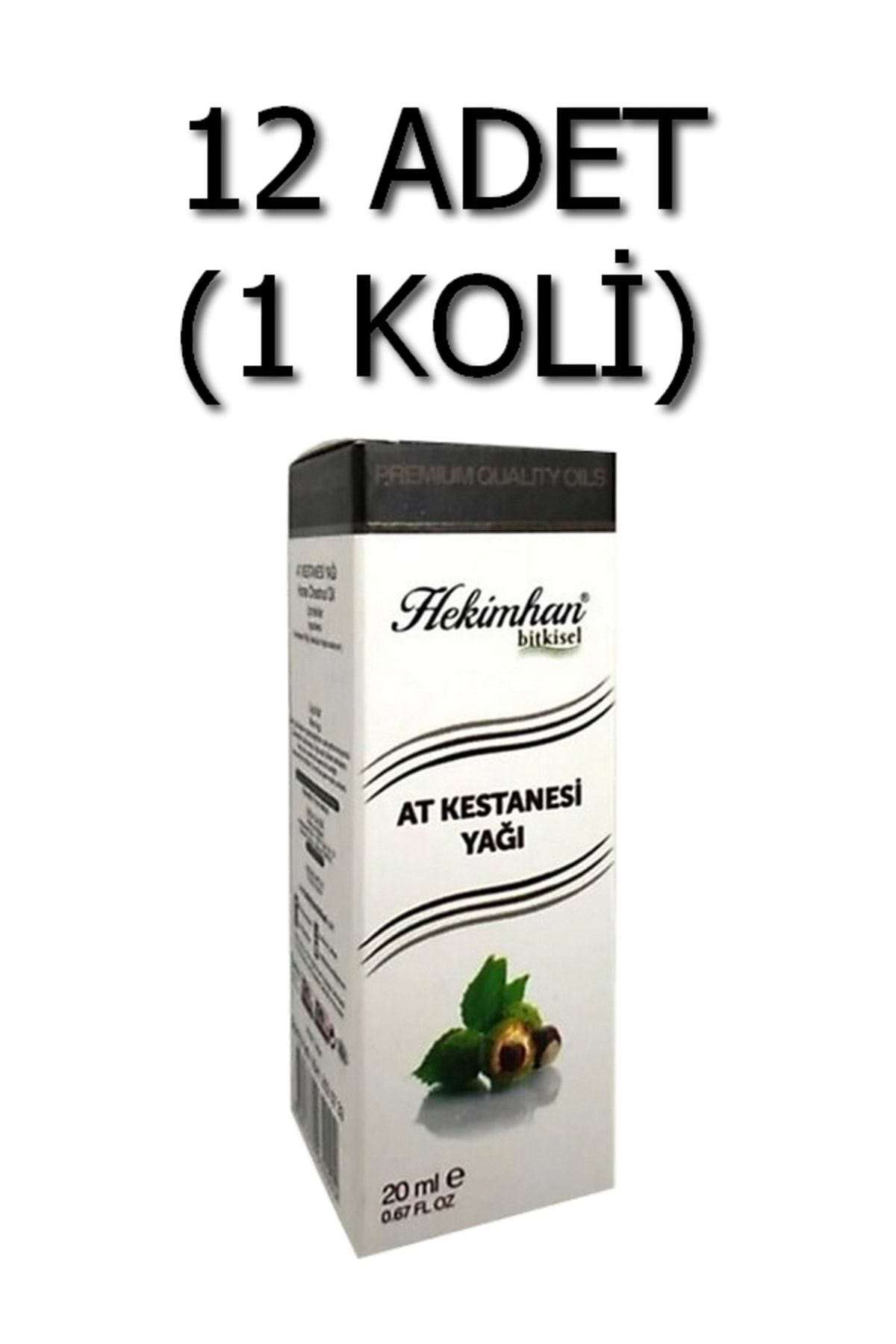 Hekimhan At Kestanesi Yaği 20 Ml 12 Adet (1 Koli)