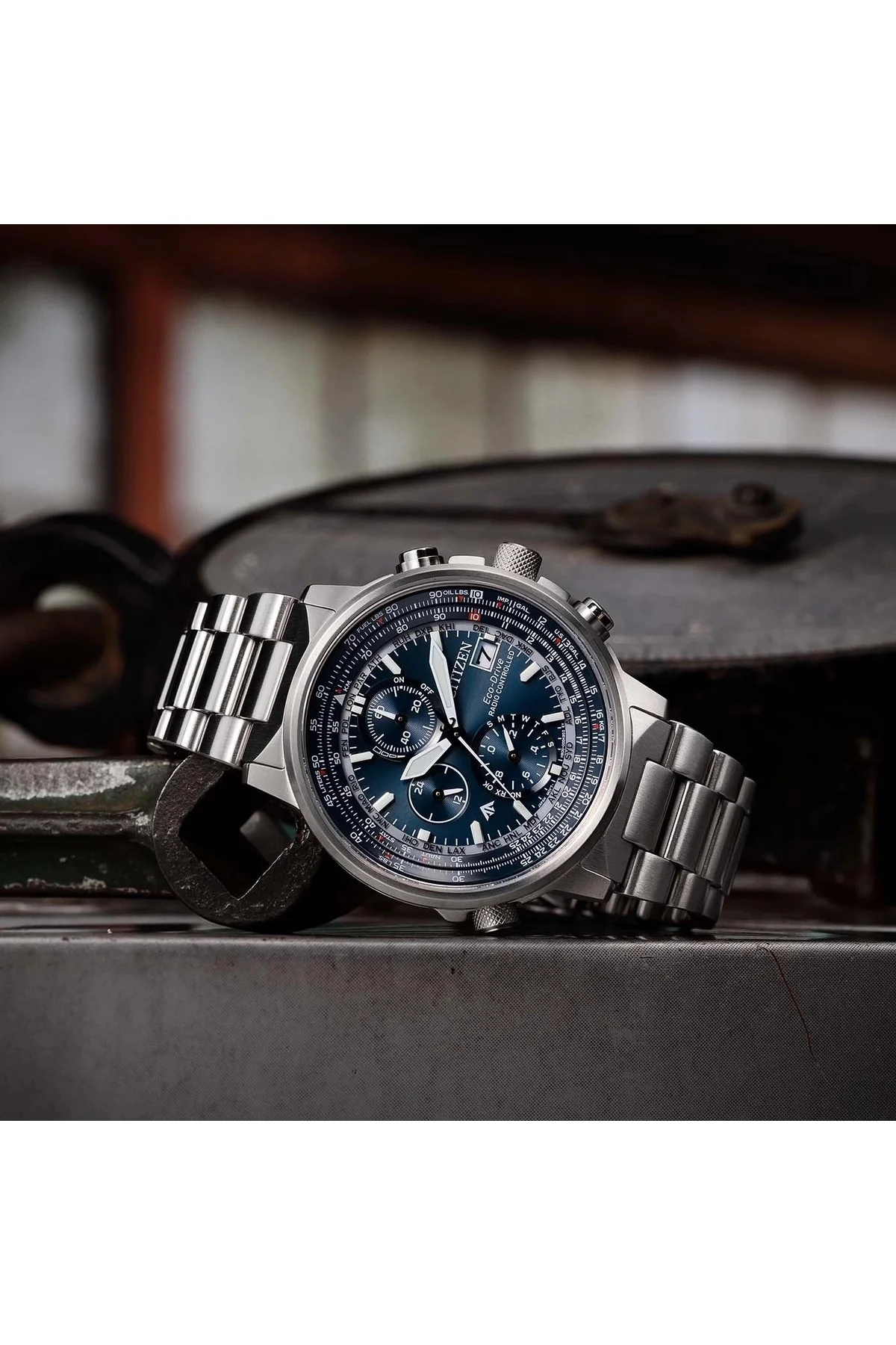 AT8300-58L Eco-Drive Radıo Controlled Erkek Kol Saati
