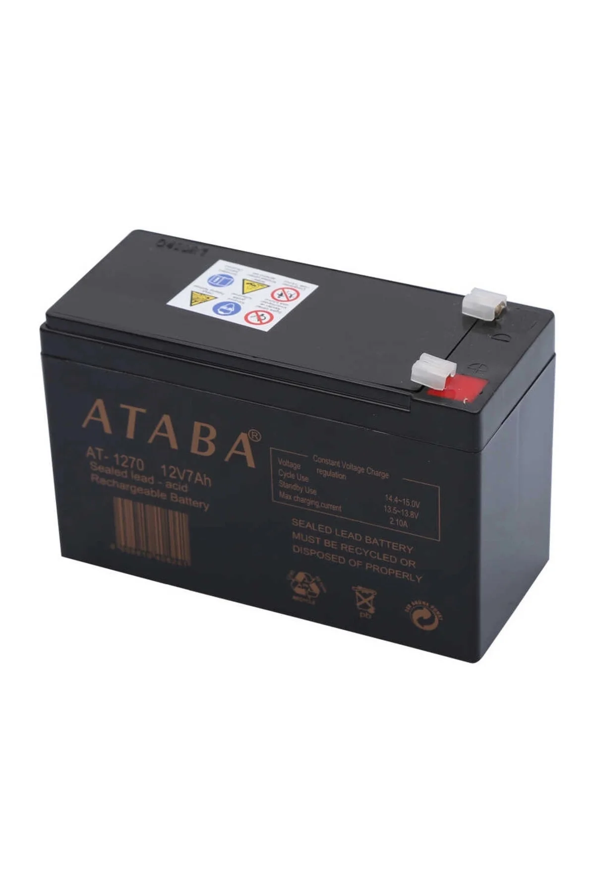 Ataba At-1270 12V 7Ah Akü - Görsel 2