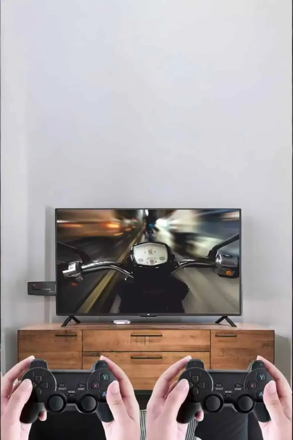 Atari Oyun Konsolu 2000 Oyunlu Game Stick 2.4G Wireless