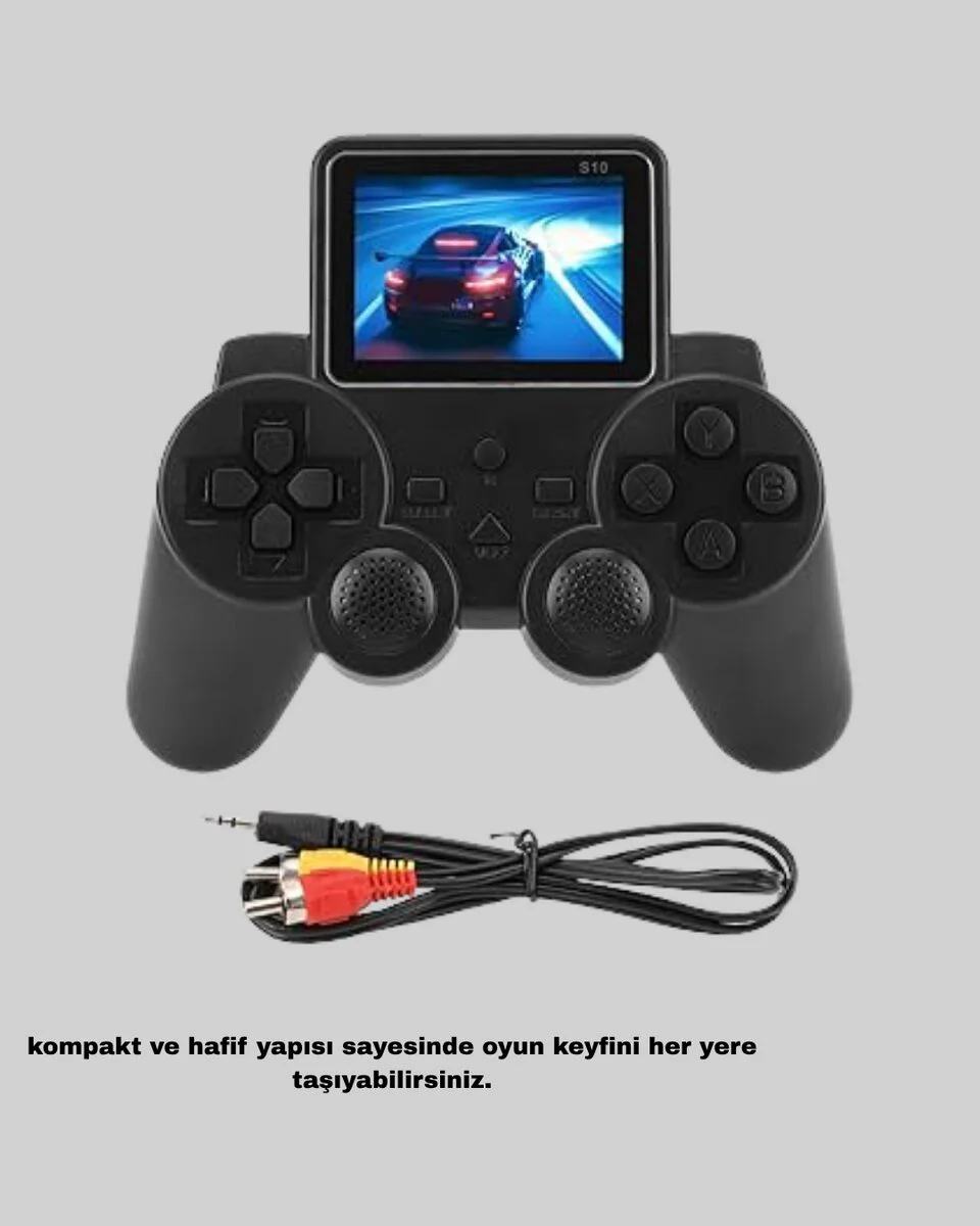 Atari S10 Taşınabilir Retro Oyun Konsolu: 2.8 İnç Nostaljik Eğlence