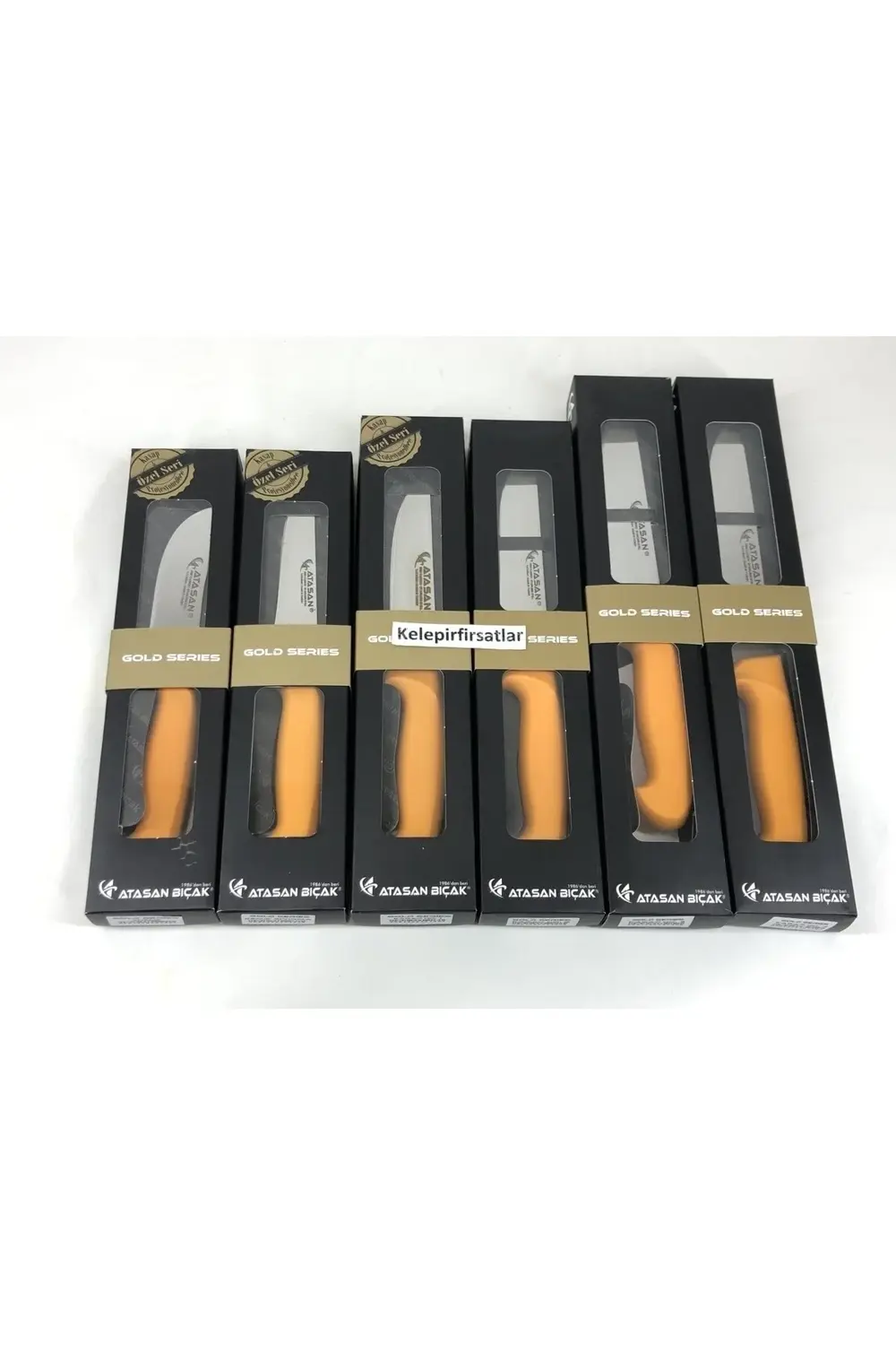 Atasan Gold Series Yüzme Sıyırma ve Kasap 6'lı Bıçak Seti Yüksek