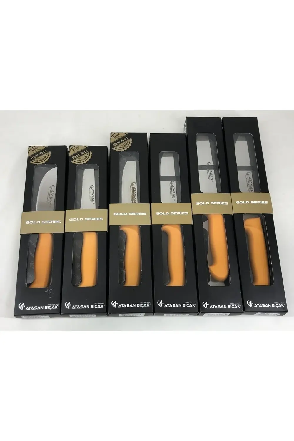 Atasan Gold Series Yüzme Sıyırma ve Kasap 6'lı Bıçak Seti Yüksek