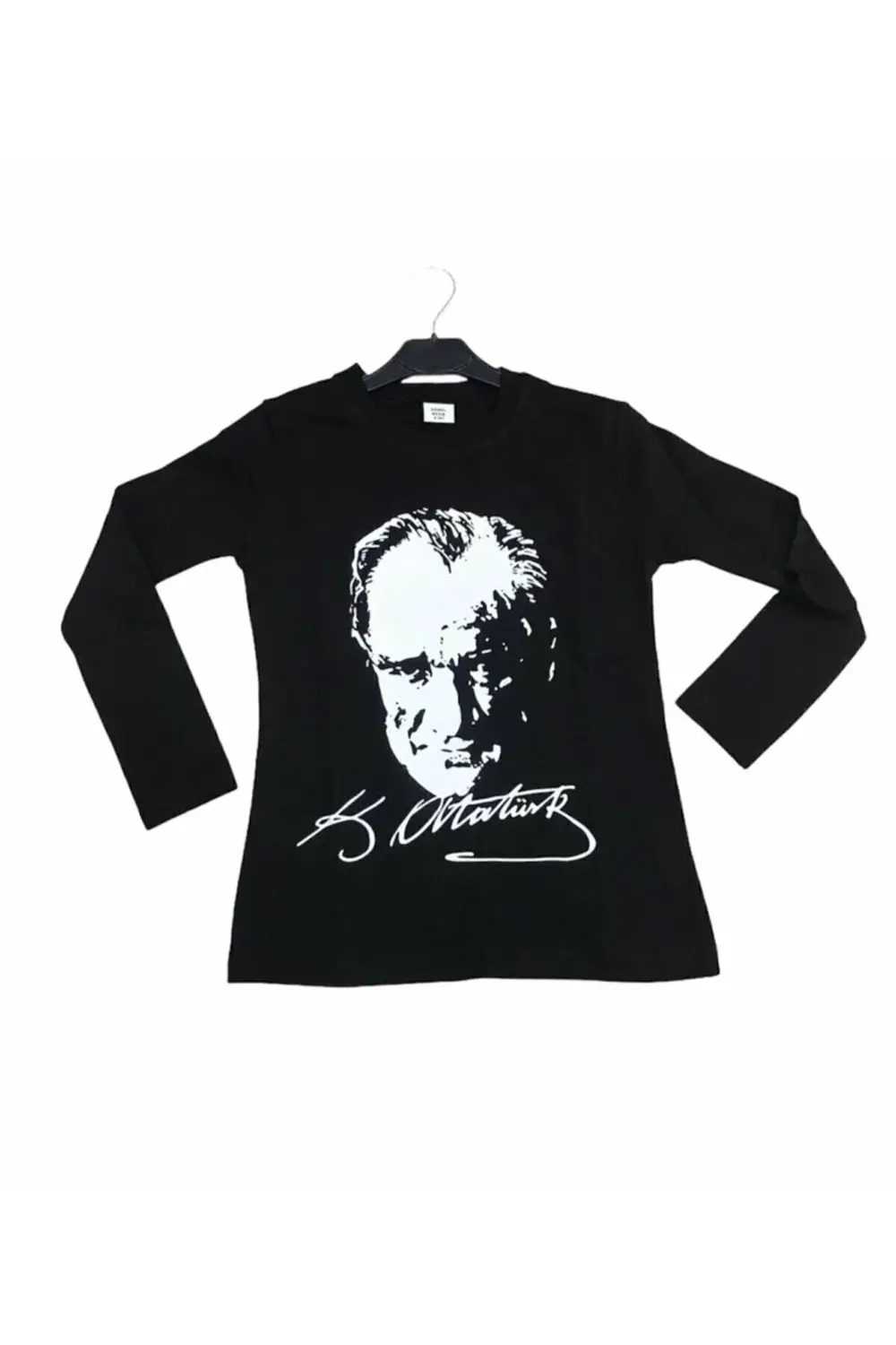 Atatürk Baskılı Uzun Kollu Penye Tşört 23 Nisan 29 Ekim Gösteri