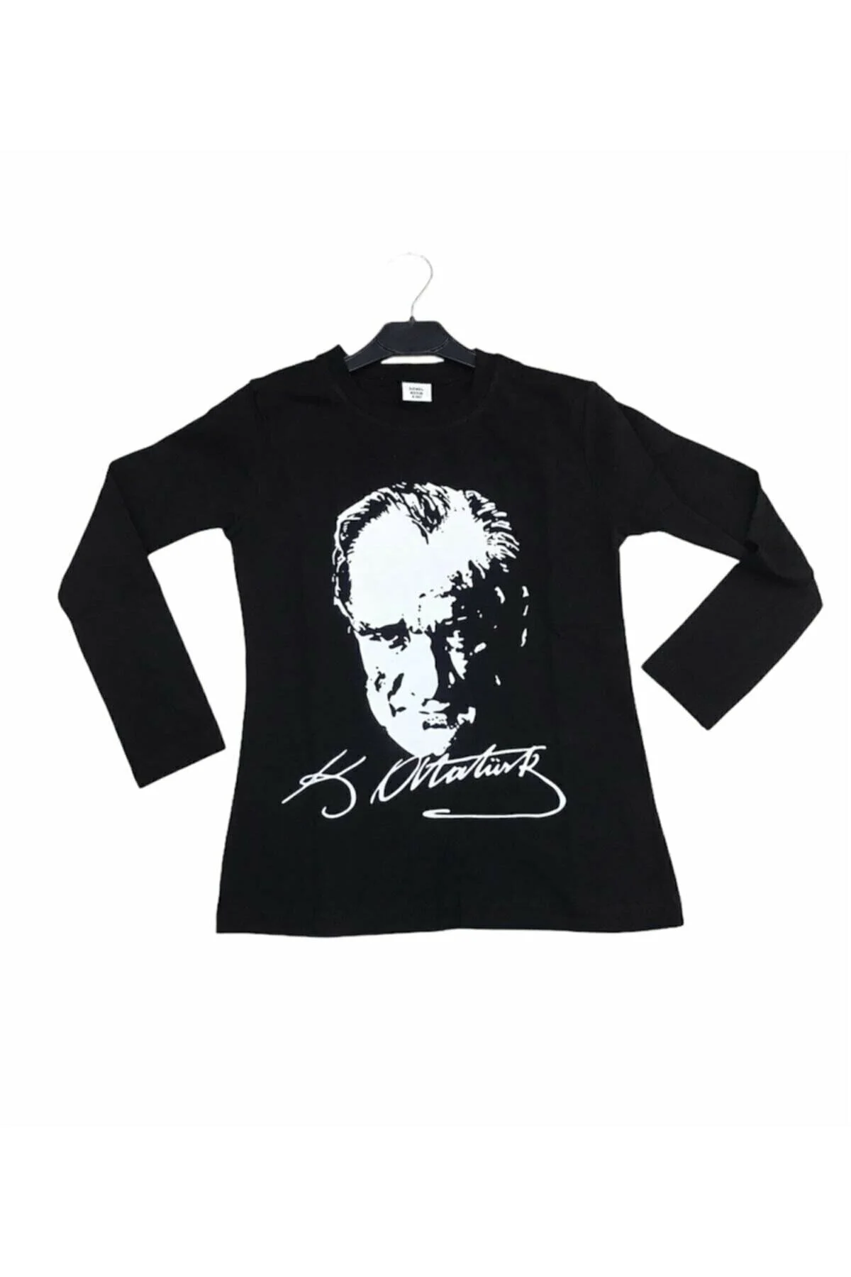 Atatürk Baskılı Uzun Kollu Penye Tşört 23 Nisan 29 Ekim Gösteri