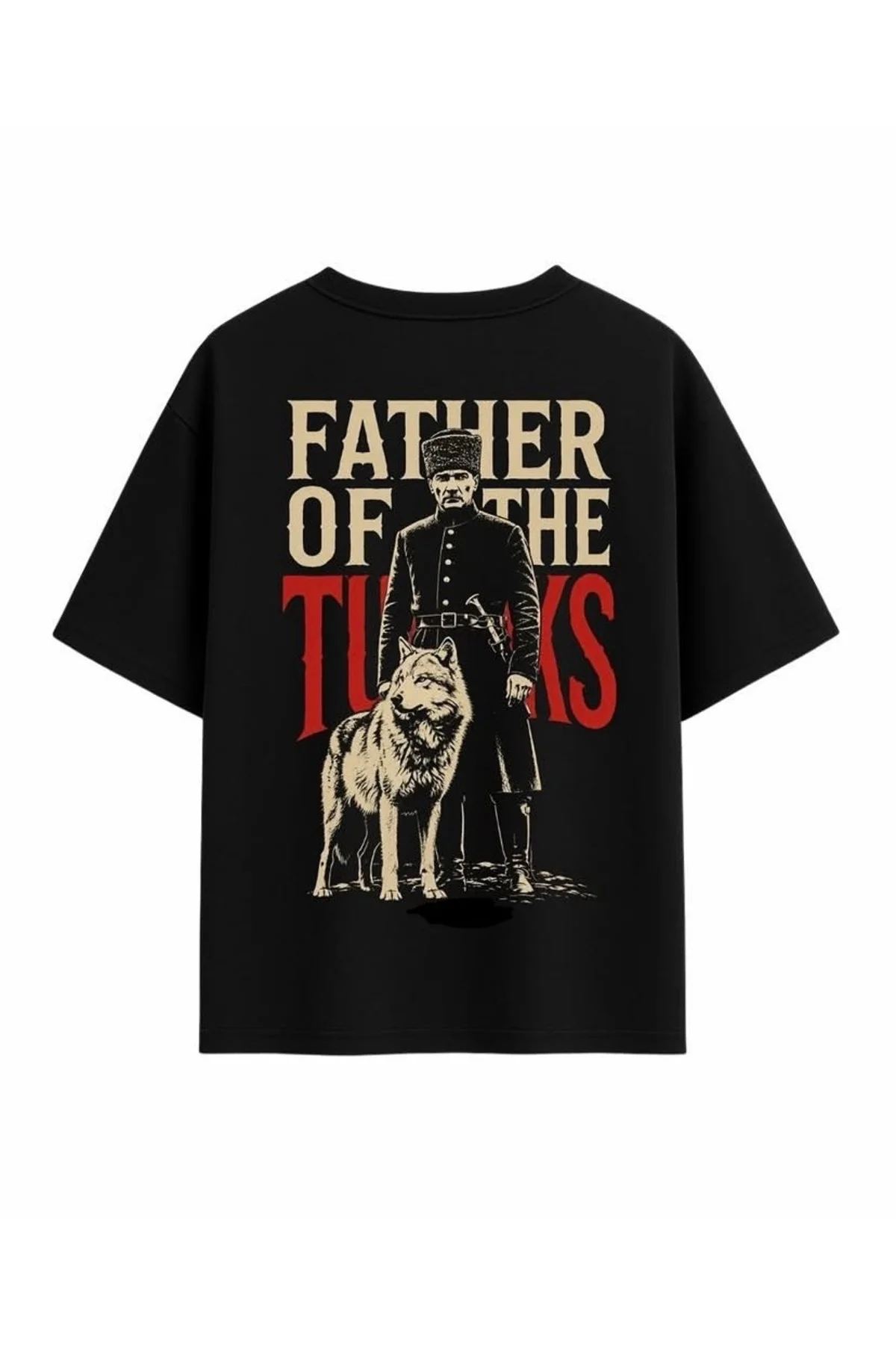 Atatürk Father Of The Türks Baskılı Regular Pamuklu Tişört