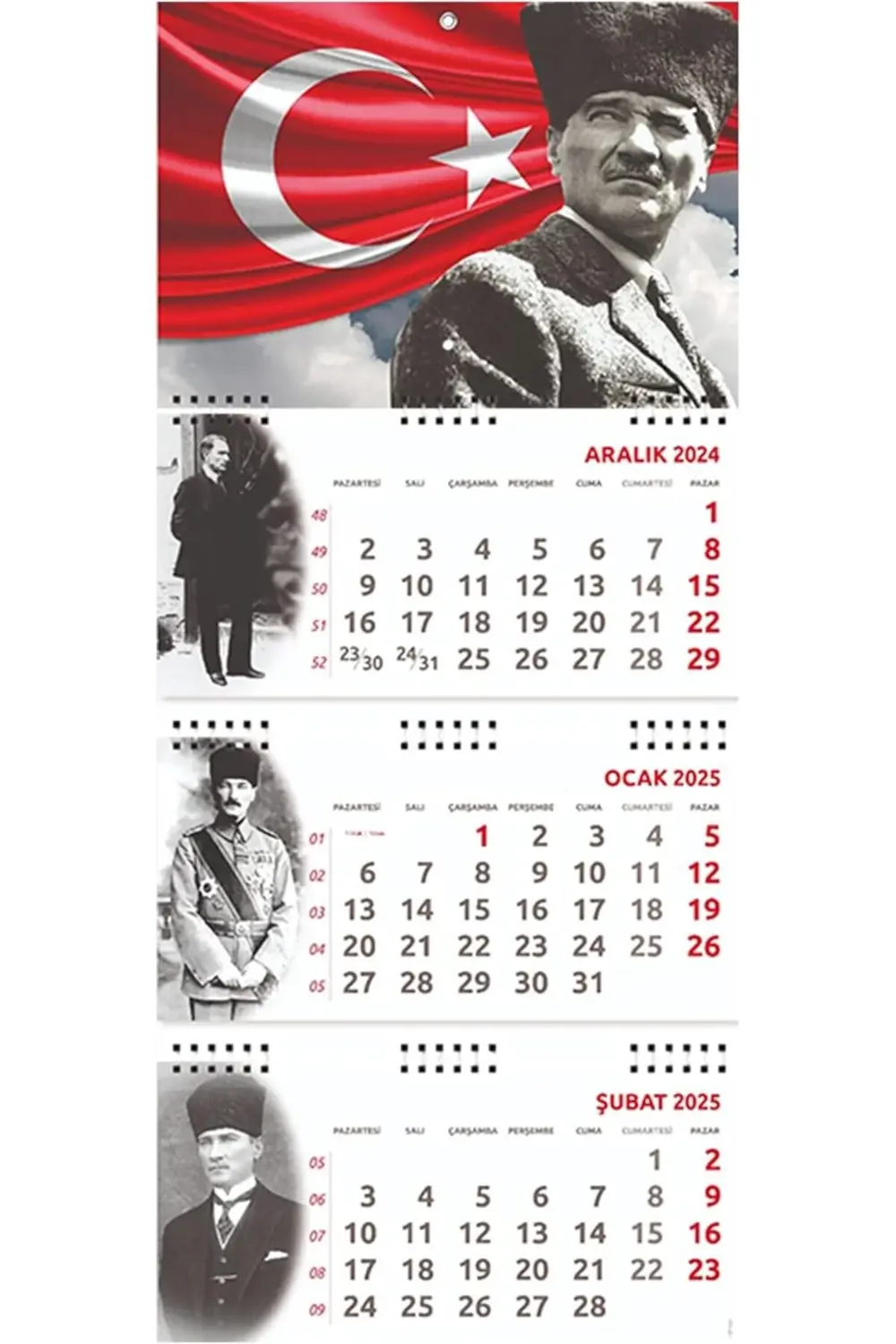 Atatürk Gemici Duvar Takvimi - Ayyıldız 978262