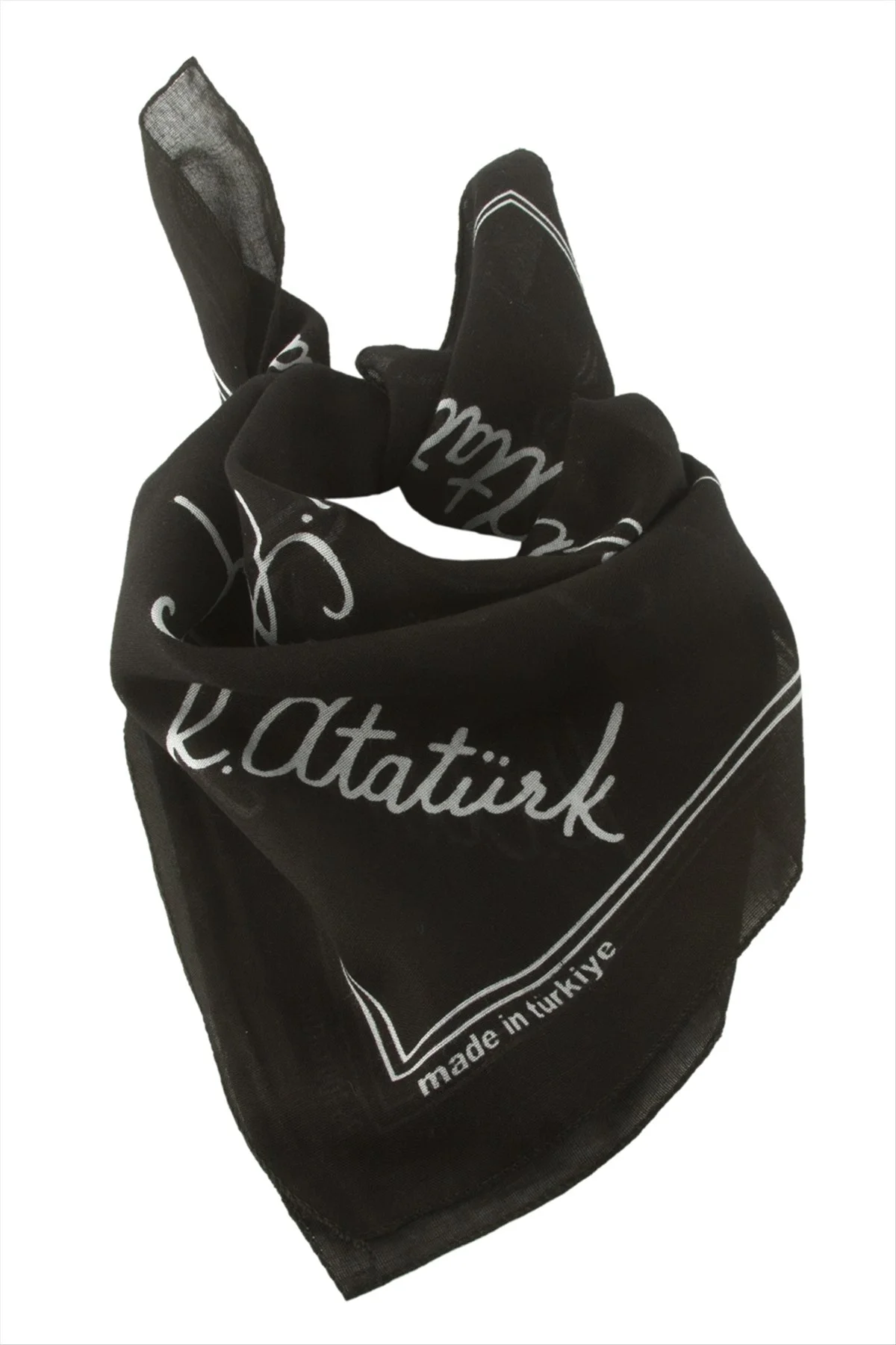 Atatürk İmzalı Desenli Bandana 50*50 Fiyatı, Yorumları ve Özellikleri