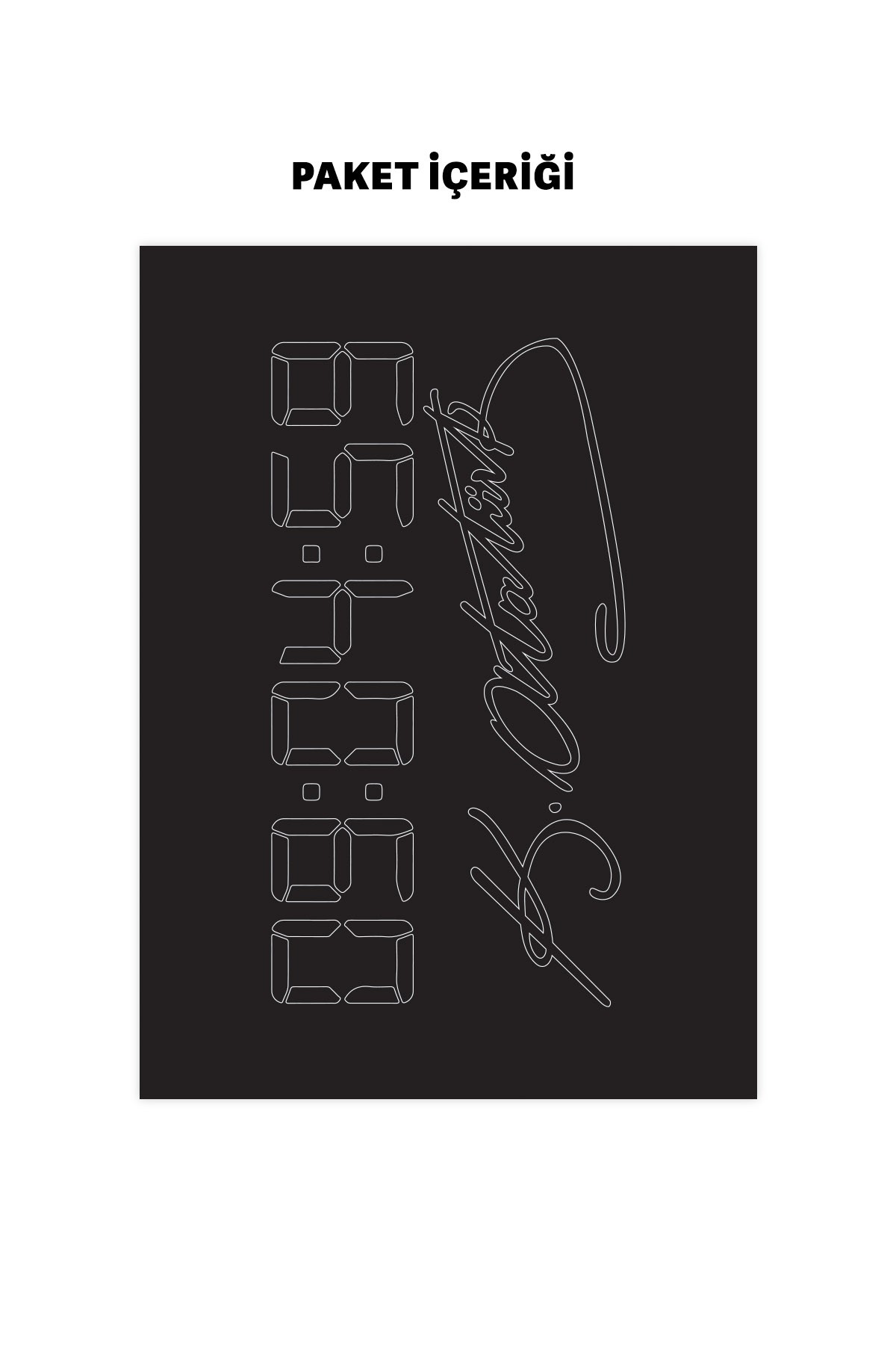 Artikel Atatürk İmzasi Ve Ölüm Saati Araç Sticker 21X29 Cm, Oto Sticker, 