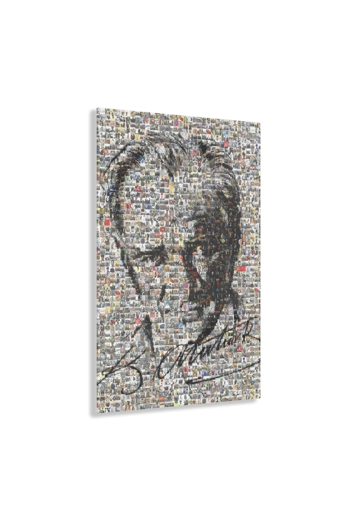 Atatürk Model 2 Cam Tablo Duvar Dekoru
