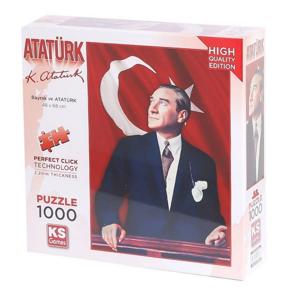 Atatürk Ve Türk Bayrağı Puzzle 1000 Parça 20728 Atatürk Ve Türk Bayrağı Puzzle 1000 Parça 20728