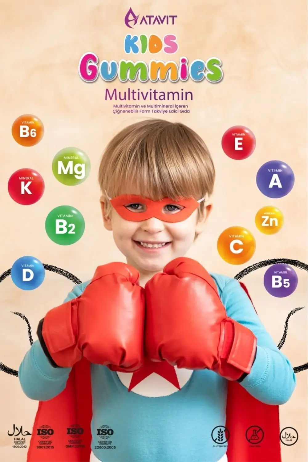 Atavit Kids Multivitamin 60 Gummies 2 Adet