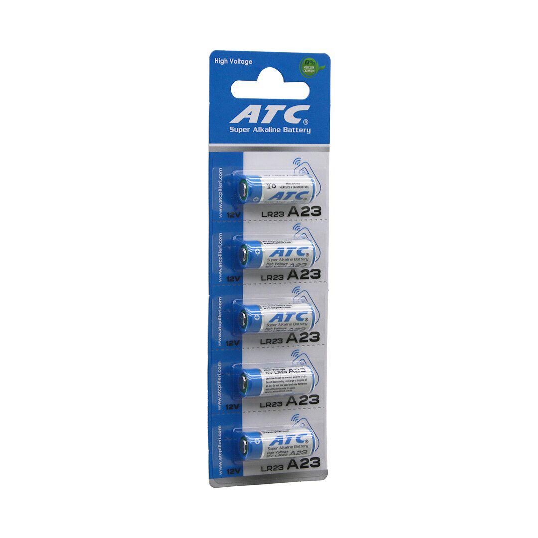 ATC SUPER ALKALİNE BATTERY A23 - 23A LR23 ARAÇ - OTO KUMANDA PİLİ