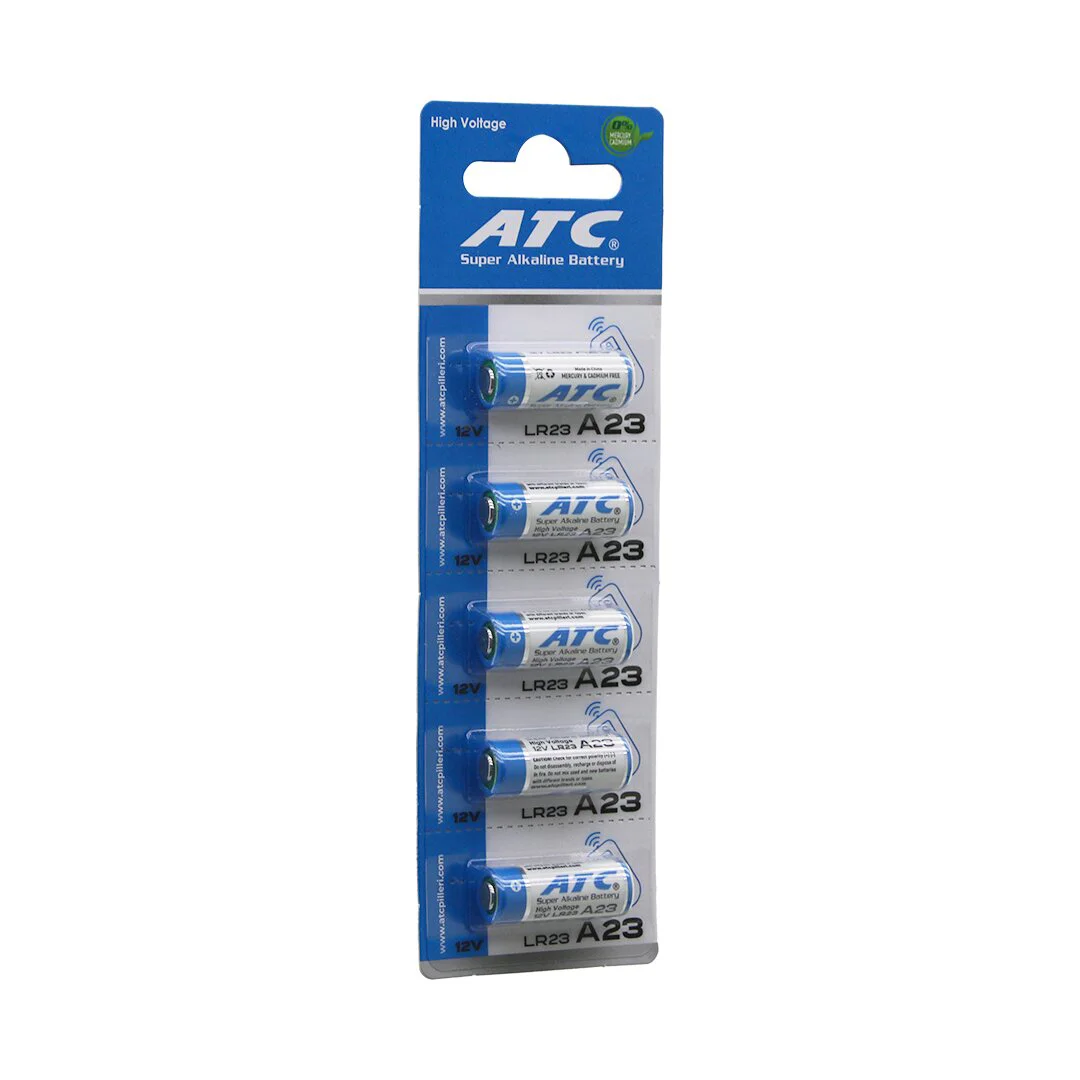 Atc Super Alkaline Battery A23 - 23A LR23 Araç - Oto Kumanda Pili 12V 5Lİ Kart Fiyatı, Yorumları ve Özellikleri