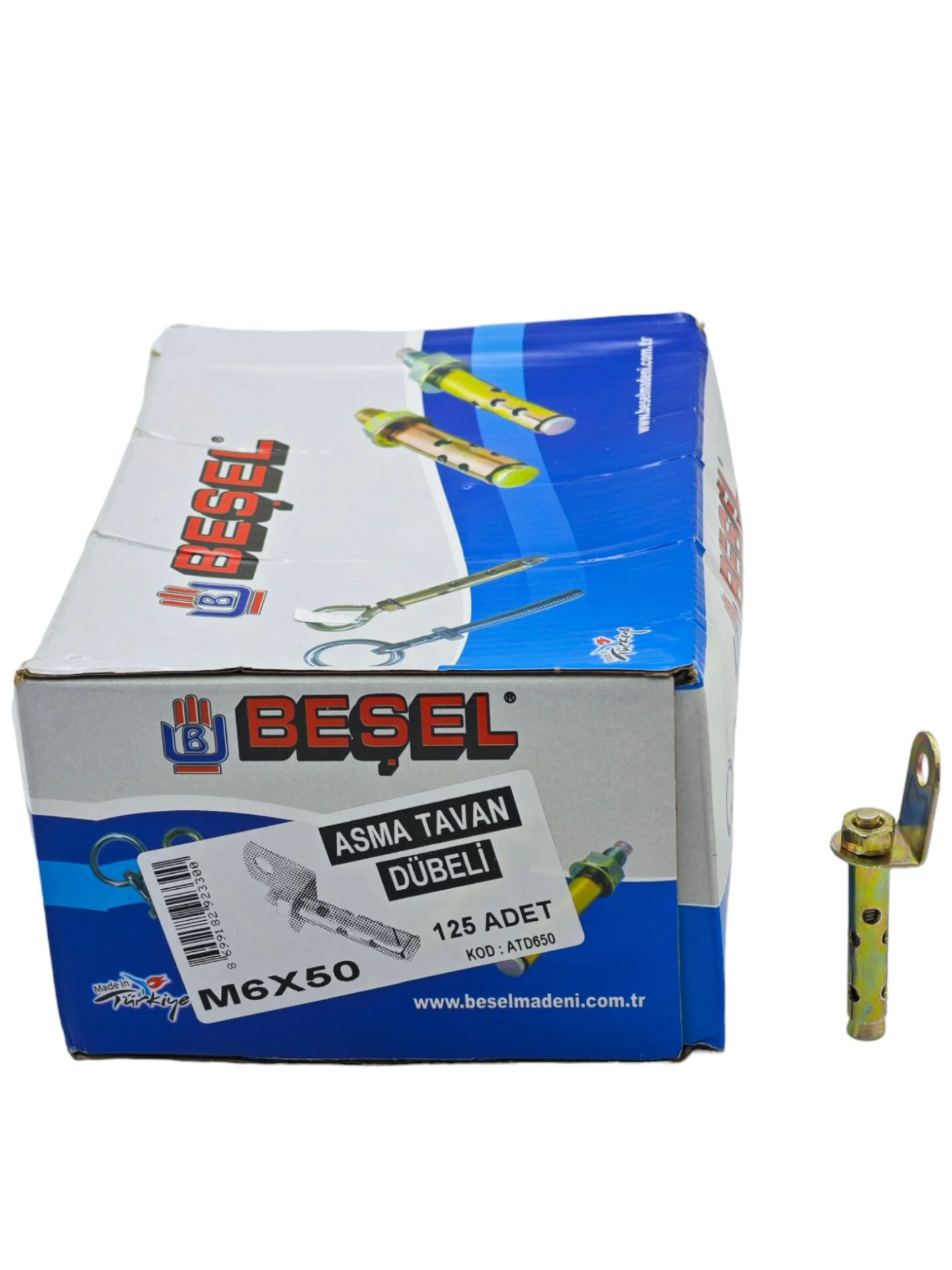 Atd650   Beşel Asma Tavan Dübeli M6*50Mm Fiyatı, Yorumları ve Özellikleri